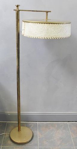 Midcentury Kurt Versen / Nessen Brass Floor Lamp.