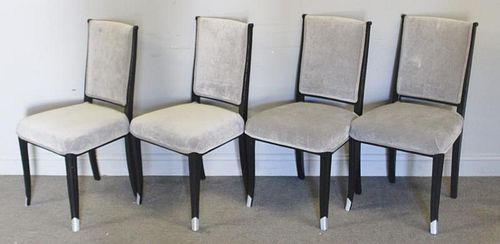 Set of 4 Antique / Vintage French Dining Chairs.