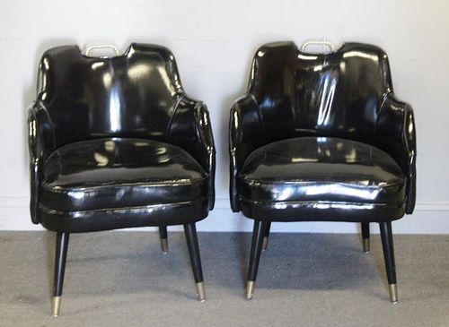 Pair of Italian Modern Armchairs.