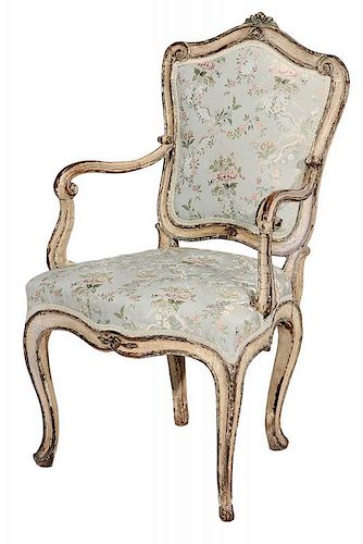 Venetian Louis XV Paint-Decorated and