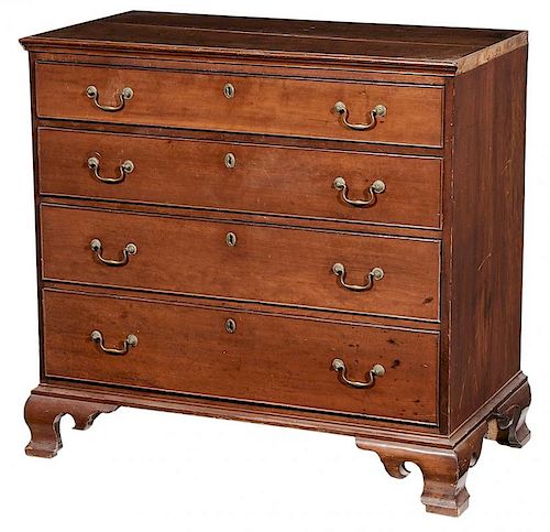 American Chippendale Cherry Four-