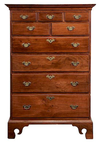 American Chippendale Cherry Tall