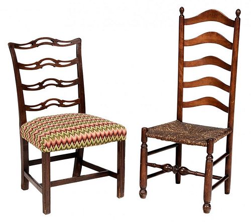Two Pennsylvania Period Side Chairs