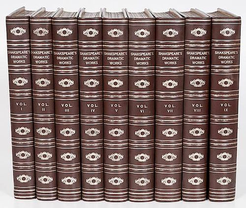 Shakspeare's Dramatic Works by George Steevens, in Nine Volumes 