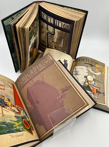 30 Volumes Bound Fortune Magazines, Including Margaret Bourke-White