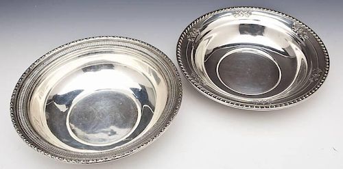 2 Frank M. Whiting & Wallace Sterling Bowls