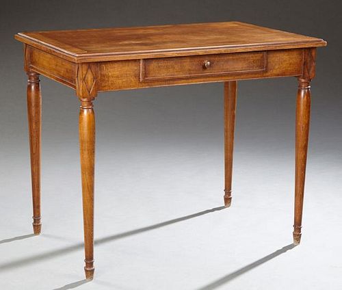 French Directoire Style Carved Beech Dressing Tabl