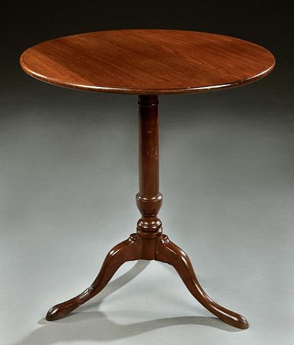 Georgian Style Carved Mahogany Occasional Table, 1