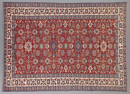 Uzbek Kazak Carpet, 7'3 x 9'10