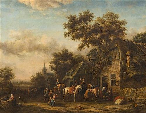 Barnet Gael, (Dutch, 1630-1698), Raid on a Village