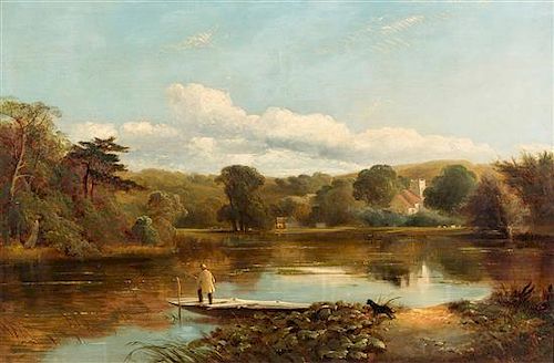 Edmund Johann Niemann, (British, 1813-1876), The Fisherman