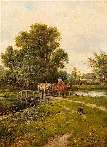Claude L. Clark, (British, 19th century), Landscapes (a pair of works), 1888