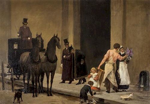 Marie Francois Firmin-Girard, (French, 1838–1921), Street Scene, ca. 1870