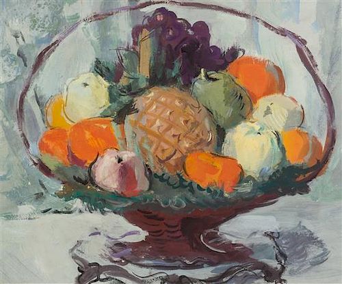 Alexandre Jacovleff, (Russian, 1887-1938), Etude, fruits