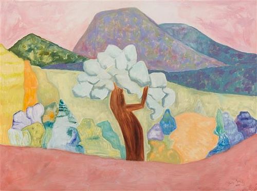 Sally Michel Avery, (American, 1902–2003), Landscape, 1983