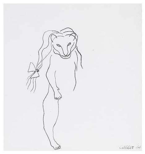 * Alexander Calder, (American, 1898-1976), Little Lioness with Hair Ribbon, 1944