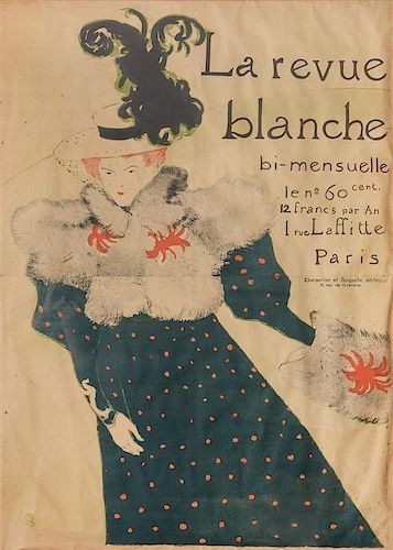 Henri de Toulouse-Lautrec, (French, 1864-1901), Revue Blanche, 1895