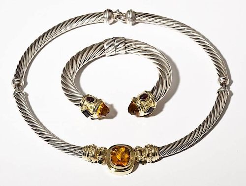 David Yurman Renaissance Necklace & Bracelet