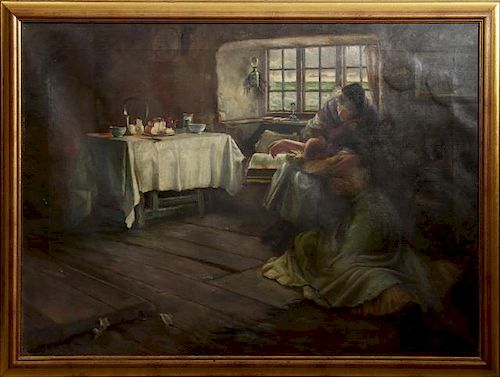 Alice O. Clay (English), "Two Women in an Interior