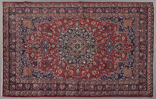 Semi-Antique Meshad Carpet, 6' 8 x 9' 9.