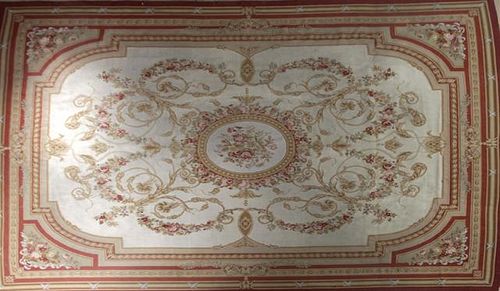 Aubusson Carpet, 8' 11 x 11' 10.