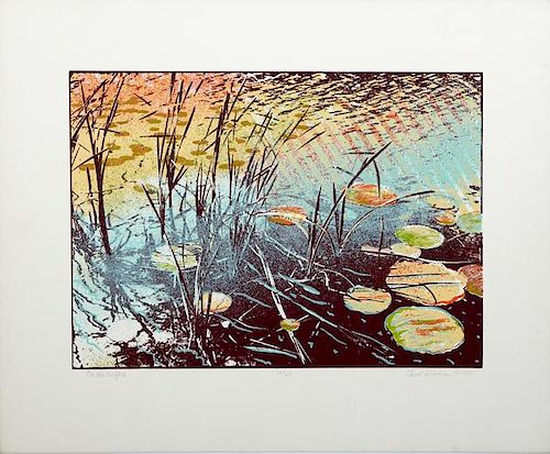 K.L. Blakely, "On the Surface," print, 1980, 13/10