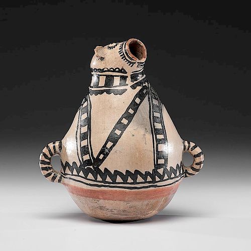 Cochiti Figural Pottery Vase