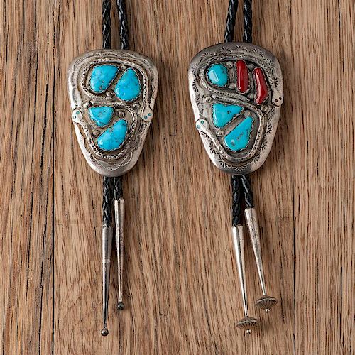 Effie Calavaza (Zuni, b. 1929) Bolo Ties with Snakes for Frustrated Herpetologists