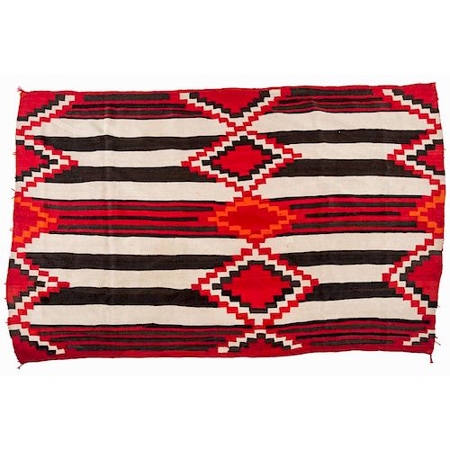 Navajo Third Phase Variant Chief's Blanket / Rug From the Collection of John O. Behnken, Georgia