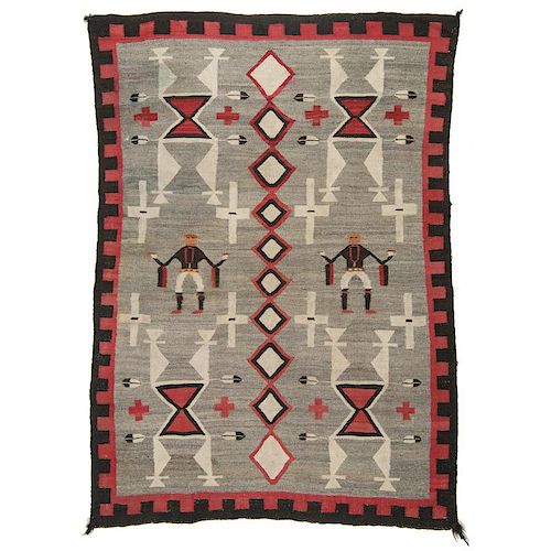 Navajo Pictorial Weaving / Rug From the Collection of Marty Stuart