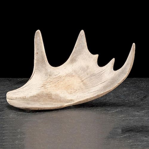 Moose Antler Tobacco Cutting Board from the William H. Jensen Collection (ca 1887-1979), Minnesota