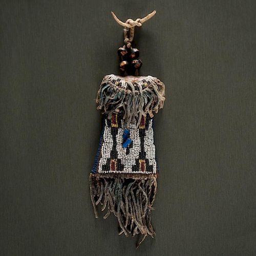 Central Plains Beaded Hide Strike-a-Light From an Important Denver, Colorado Collector