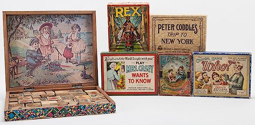 Group of Six Vintage Games