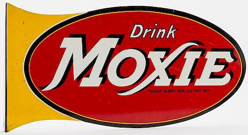 Drink Moxie Double-Sided Flange Sign