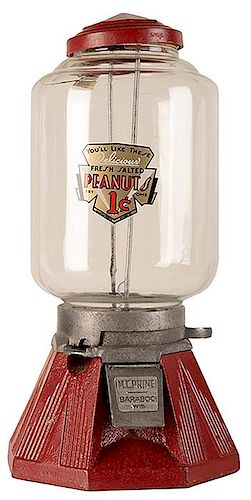 One Cent Northwestern Model 33, ñM.C. Prineî Peanut Machine