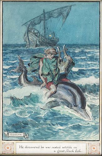 –The Myth of Arion and the Dolphin”