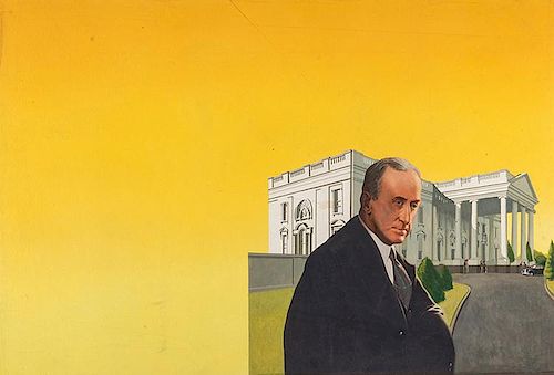 Dust Jacket Illustration for –Starling of the White House”