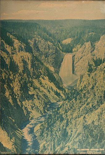 Two Vintage Yellowstone National Park Posters