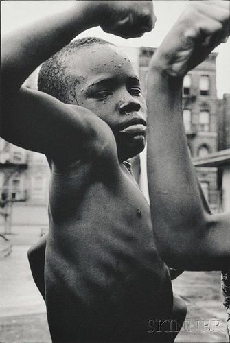 Leonard Freed (American, 1929-2006)      Muscle Boy, Harlem
