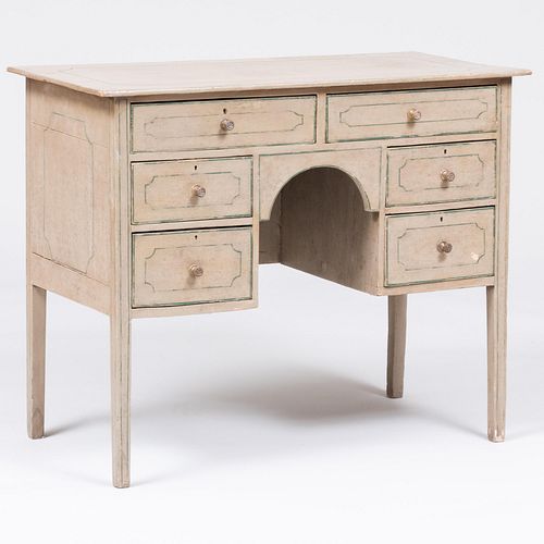 George III Style Painted Dressing Table