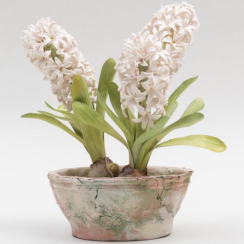 Vladimir TÃ´le and Porcelain Model of Hyacinths