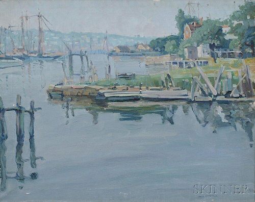 Jane Peterson (American, 1876-1965)      North Shore Harbor View