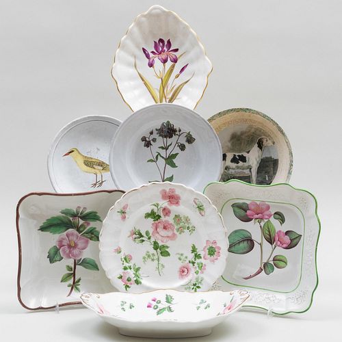 Group of English Porcelain Wares
