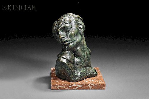 Auguste Rodin (French, 1840-1917)      Tête de la Luxure
