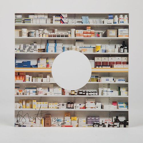 Damien Hirst (b. 1965) Pharmacy, 1992, Offset lithograph in colors on board with cut out,