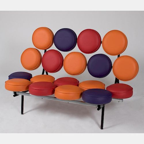 A George Nelson Marshmallow Sofa for Herman Miller, ca. 2000s,