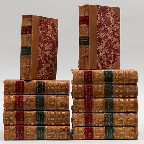 Eleven Volumes by Leo Tolstoy