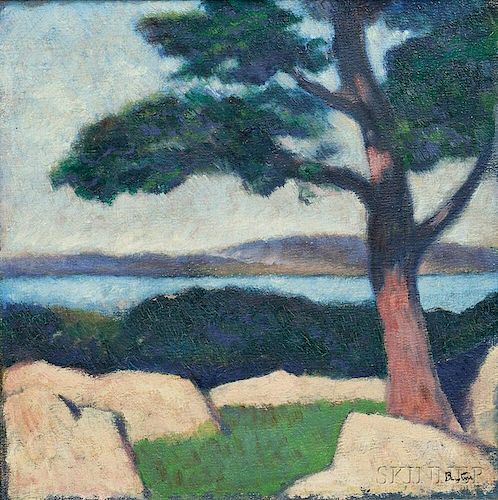 Thomas Hart Benton (American, 1889-1975)      Hudson River View