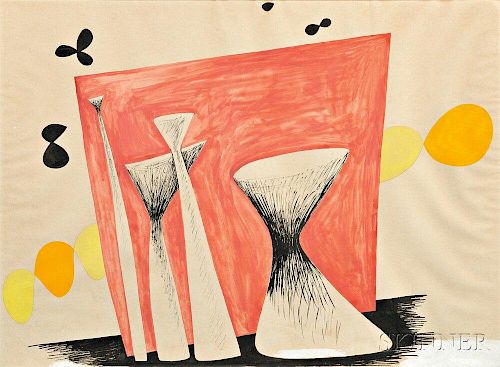 Alexander Calder (American, 1898-1976)      Abstract Composition