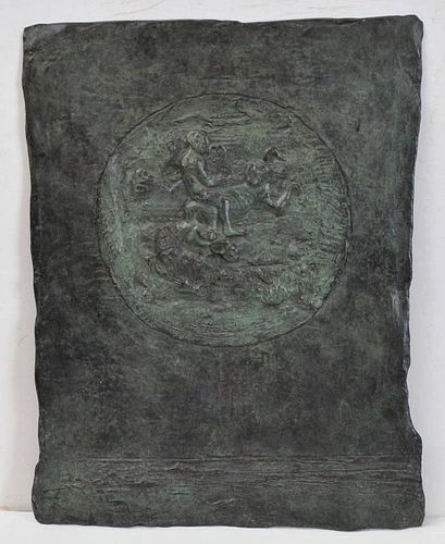 Bronze Judaica Plaque